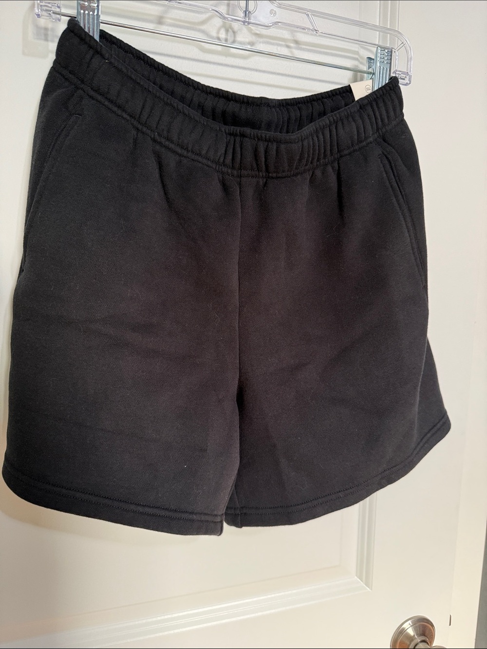 aerie Black Athletic Lounge Shorts with Elastic Waist